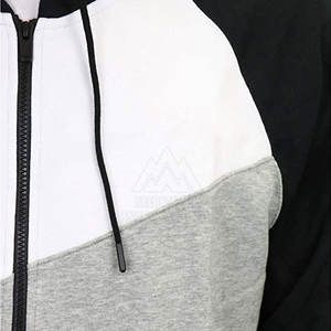 Sweat-shirts à capuche zippés en polaire pour hommes, design uni, 100% coton, imperméables, vêtements de fitness d'hiver, fabrication en gros - Product Image 6