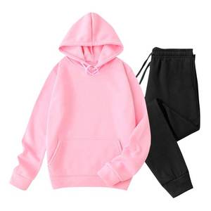 <b>Mens</b> Sweatsuits 2 Piece Set Tracksuit Casual <b>Long</b> <b>Sleeve</b> Hoodies Pullover <b>Tops</b> and Sweatpants Fall Winter Outfits Unisex Fleece - Product Image 4