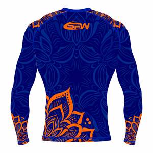 Camiseta de Compresión para Hombre, Ajuste Muscular, Mezcla de Poliéster y Elastano con Paneles Transpirables que Absorben la Humedad, Ideal para Gimnasio y MMA - Product Image 4