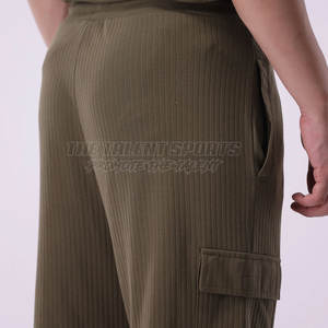 Pantalones Cortos Casuales de Algodón para Hombre, Ligeros, Cómodos para el Verano, Ajuste Diario, Pantalones Cortos Casuales con Cordón para Hombre - Product Image 2