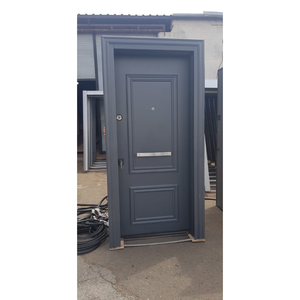 Puertas de Acero Modernas de Alta Calidad para Entrada Principal de Villas y Apartamentos de Lujo con Aspecto de Piedra - Product Image 1