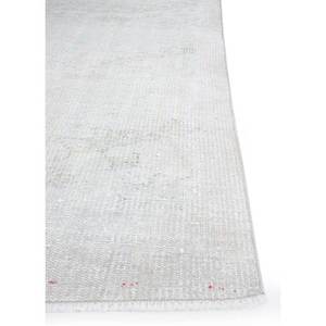 Tapis en laine ivoire vintage noué à la main, motif médaillon, style classique pour la décoration de la maison, salon, couloir, 9x12 - Pae-1259 - Product Image 4