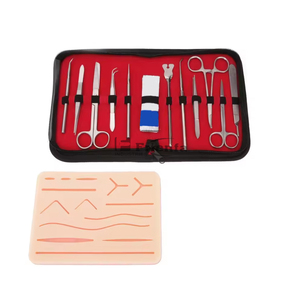 Kit de pratique de suture en acier inoxydable personnalisable de haute qualité dernière conception Instruments chirurgicaux ensemble de kit de pratique de suture - Product Image 1