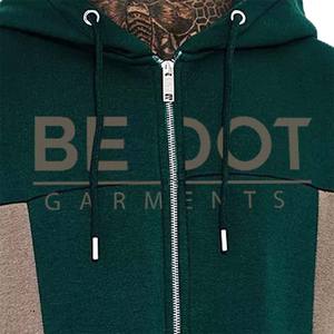 Nueva Sudadera con Capucha de Invierno para Hombre, Talla Grande, 100% Algodón, con Cierre de Bloqueo, Forro Polar Grueso, Diseño de Logotipo Bordado con Pedrería - Product Image 5