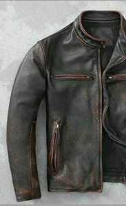 Veste de moto en cuir de qualité supérieure Veste de moto Protection pour les motocyclistes Vestes d'équitation en cuir à la mode - Product Image 3