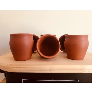 Taza de Barro Hecha a Mano de Calidad de Exportación, 150 ml, Estilo Natural Moderno para Beber Té y Café a Diario, Acabado Natural de Barro, Regalo Navideño - Product Image 1