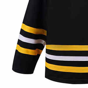 Camiseta de hockey sobre hielo con tinte de impresión por sublimación personalizada, camiseta de hombre y mujer con nombre y número para jugadores de hockey sobre hielo - Product Image 4