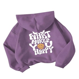 Jersey de peso pesado para mujer Sudadera con capucha de manga larga de secado rápido Sudadera de talla grande con diseño Pull-Over - Product Image 2