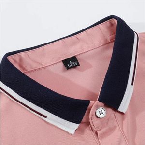 Tallas grandes para hombre sólido para camisas logotipo personalizado estampado transpirable manga corta algodón Spandex servicio OEM - Product Image 5