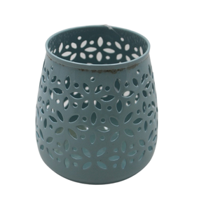 Soporte votivo de hierro redondo de calidad superior, nuevo diseño, tarro de vela de Color Tourquice Pc para decoración de sala de estar hecho a mano - Product Image 2