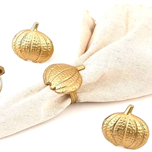 Rond de serviette en alliage d'aluminium de tous les jours grand décor de table pour les réunions de famille fête et tables à manger en bois et papier - Product Image 1