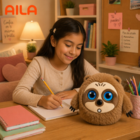 CADOTHY AILA Peluche douce et sûre pour la peau, jouet AI hypoallergénique pour enfants, cadeau unique, robot AI pour les meilleurs amis