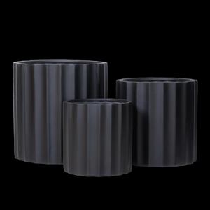 Pots décoratifs d'intérieur et d'extérieur Patio Garden and Home Use Matte Large Rustic Style Artificial Flower Concrete Planters - Product Image 4