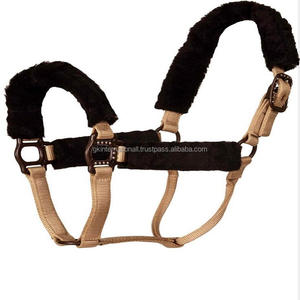 Kanpur-Cuello de cabeza ajustable de nailon con cuello Halter, accesorio acolchado de piel, caballo de forro polar multicolor, 100% - Product Image 4