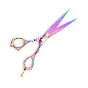 2 Hot Beautiful Multi Rainbow Color Barber Hair Cutting Scissors Acheter Hair Scissors Glare Cutlery Private Limited Personal Home - Product Image 4