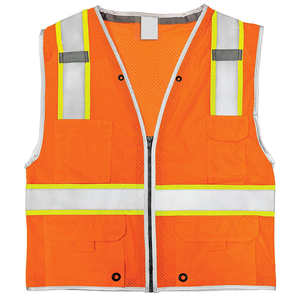 Gilet de sécurité respirant haute visibilité personnalisable Gilet réfléchissant avec couleurs personnalisées en option avec logo - Product Image 3