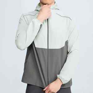 Chaqueta de camuflaje con revestimiento ligero Unisex 100% poliéster/algodón Atlético dos tonos cremallera frontal al aire libre gimnasio pista - Product Image 1