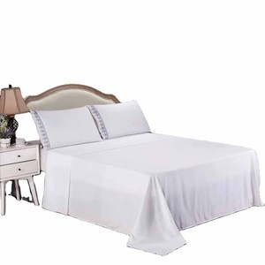 Ensemble de draps de lit 100% coton de luxe en gros moderne imprimé rafraîchissant respirant doux sensation de main Textile de maison - Product Image 1