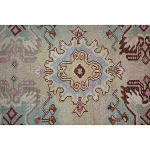 Clásico Beige azul 1,6X3,3 pies Alfombra de lana hecha a mano estilo turco Patchwork diseño rectangular para sala de estar de gran tamaño para adolescentes - Product Image 5