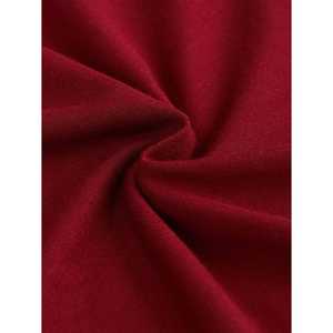 Custom Premium Casual Bamboo Notch-collar <b>Nightdress</b> with Contrast Trim Soft Woven Fabric for Autumn Season - Product Image 6