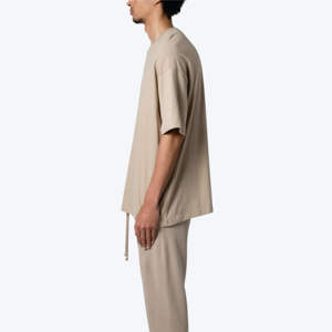 T-shirt pour homme de la meilleure qualité 100% coton, coupe ample, haut tendance très demandé, séchage rapide, respirant, T-shirt surdimensionné pour homme - Product Image 3