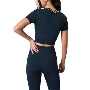 เสื้อครอปท็อปผู้หญิง ระบายอากาศดี ขายดี ปี 2026 เสื้อครอปท็อปขายส่ง เสื้อครอปท็อปสำหรับฤดูร้อน เสื้อยืดครอปท็อปสำหรับสาวๆ ผลิตโดย HS 2026 - Product Image 3