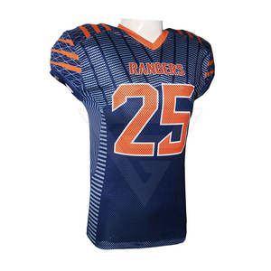 Camisetas de Fútbol Americano de Alta Calidad Fabricadas en Fábrica Profesional, Nombre del Equipo Personalizado, Transpirables, Opciones de Tallas Grandes - Product Image 1