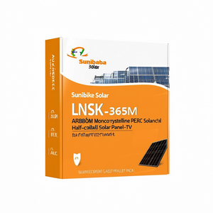 แผงโซลาร์เซลล์แบบโมโนคริสตัลไลน์ PERC ฮาล์ฟเซลล์ รุ่น LNSK-365M ยี่ห้อ Sunlike Solar - ได้รับการรับรองมาตรฐาน TUV พร้อมกระจกด้านหน้า บรรจุในพาเลท - Product Image 2