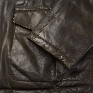 Chaqueta de Invierno Entallada para Hombre, Diseño Personalizado con Detalles Exclusivos en Cuero, Chaqueta de Cuero, Éxito de Ventas 2026 - Product Image 5