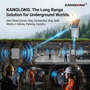 Для шахт/тоннелей/лесов/подземных помещений: УВЧ-ретранслятор Kanglong D-6000 20 км |   Настенный усилитель сигнала - Product Image 1