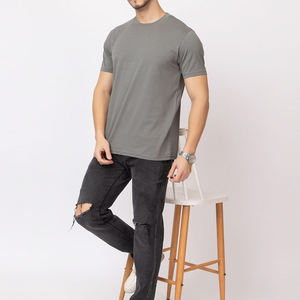 Recién llegado, camisetas para hombre, camisetas informales de algodón a granel, camisetas en blanco transpirables de Color personalizado, camiseta de gran venta para hombre - Product Image 2