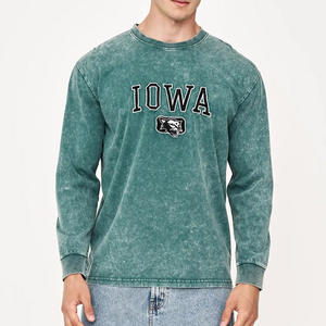 Venta al por mayor Vintage Streetwear camiseta | Camiseta de gran tamaño impresa personalizada | Fabricante de camisetas de moda casual OEM - Product Image 1