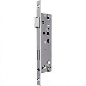 Cerradura de embutir tubular B 1300 PZ de acero inoxidable con cerrojo de 20 mm DIN izquierda/derecha 255 mm BKS para muebles 16/30/92/8 mm - Product Image 3