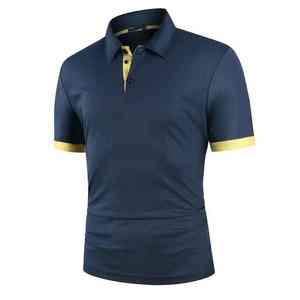 Polo de Golf de moda impreso diseño barato al por mayor camisetas uniformes manga corta logotipo personalizado bordado polos de hombre - Product Image 2