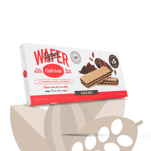 Wholesale Cabrioni Italian Brand Signor Wafer Biscuits Chocolate Filled Crispy <b>Sweet</b> Taste <b>Box</b> Packaging 5 Pcs. X 45 Gr. - Product Image 1