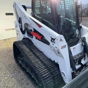 Chargeuse compacte Bobcat T590 d'origine avec moteur Kubota, faible nombre d'heures de travail, parfait état de marche, chargeuses compactes sur chenilles en stock - Product Image 2