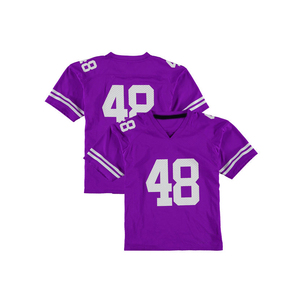 Conjunto de Jersey y pantalón de fútbol americano de poliéster 100% hecho a medida al por mayor, transpirable y de talla grande, de la mejor calidad para niños - Product Image 4