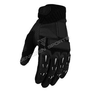 Gants de course de moto écran tactile unisexe doigt complet polyester tissu/néoprène gants de main pour vélo moto - Product Image 2