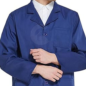 Manteaux de laboratoire 100% coton Vente en gros pour hommes Blouse de laboratoire blanche de haute qualité Blouse blanche d'hôpital personnalisée - Product Image 6