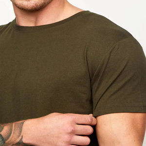 Unisex Round <b>Neck</b> Regular Fit Solid T-Shirt Custom Wholesale High Quality 100% Cotton Breathable and <b>Light</b> for Men - Product Image 5