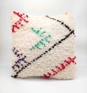 This Pillow Was Made From a Vintage <b>Moroccan</b> Pillow <b>Cover</b> <b>Moroccan</b> Woolen <b>Cushion</b> <b>Covers</b> Decorative <b>Cushion</b> Home - Product Image 6