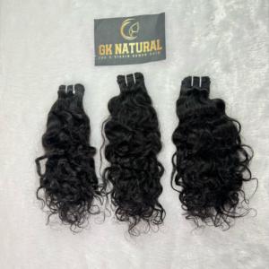 Extensiones de cabello Remy indio crudo sin procesar para niñas y mujeres Paquete de cabello rizado de un solo donante - Product Image 2
