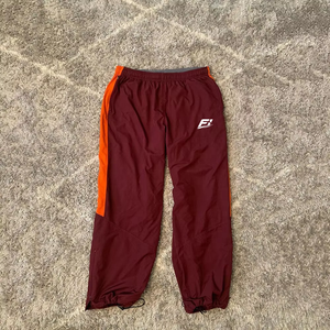 Pantalon de jogging d'été personnalisé en nylon respirant, coupe droite, poches latérales amples, anti-plis, grande taille, style coupe-vent pour homme - Product Image 1