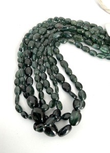 Turmalina azul indicolita natural, piedras lisas, 4 hebras, natural, para la elaboración de joyería fina, piedra preciosa - Product Image 6
