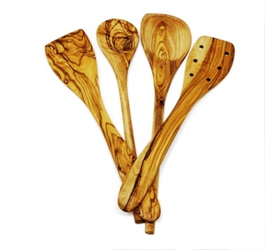 Servidores de ensalada de madera Mango Servidores de ensalada de madera Juego de 2 SERVIDORES DE ENSALADA DE MADERA JUEGO DE 2 HECHO A MANO ÚNICO KETCHENWAR - Product Image 2