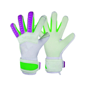 Gants professionnels antidérapants de gardien de but de football respirants en PU de 4mm avec protection des doigts - Product Image 2