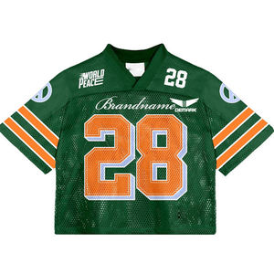 Camiseta de malla con logotipo personalizado para hombre, 100% de algodón, fútbol americano y fútbol, ropa de calle para fanáticos del baloncesto, camiseta al mejor precio - Product Image 4