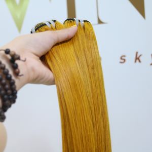 Haute Qualité Vietnam Blonde Trame Extensions de Cheveux Humains Remy Bundles Double Trame Naturel Cheveux Raides pour la Vente en Gros - Product Image 4