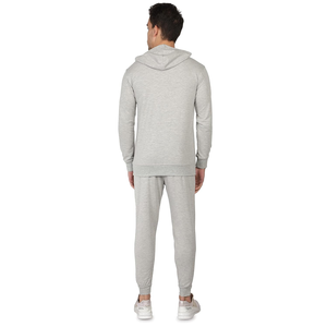 Offre Spéciale conception personnalisée hommes sweats à capuche survêtement pantalons de survêtement couleur unie haute qualité sweats à capuche blanc Logo motif pas cher BD - Product Image 2