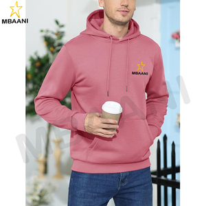 <b>Men's</b> & Women Hoodies <b>Sweatshirts</b> Pullover in <b>Grey</b> Pink Color. - Product Image 2